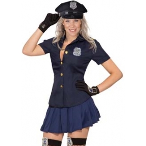 Sexy Police Shirt - Womens Police Costumes